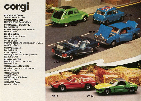 Corgi Toys catalog 1978