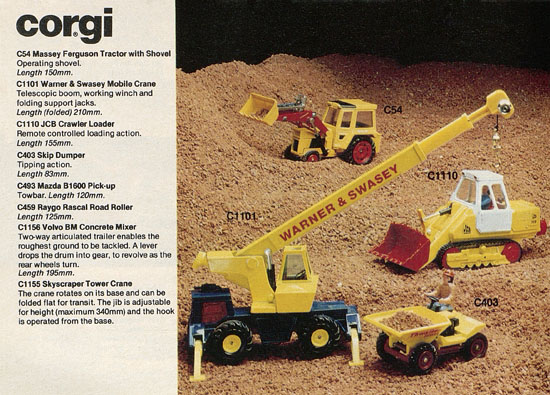 Corgi Toys catalog 1978