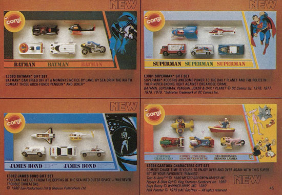 Corgi Toys catalog 1980