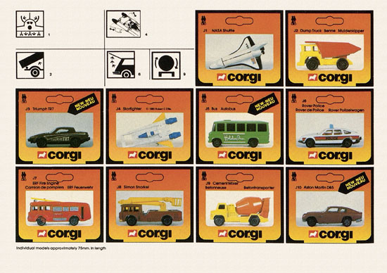 Corgi Toys catalog 1984