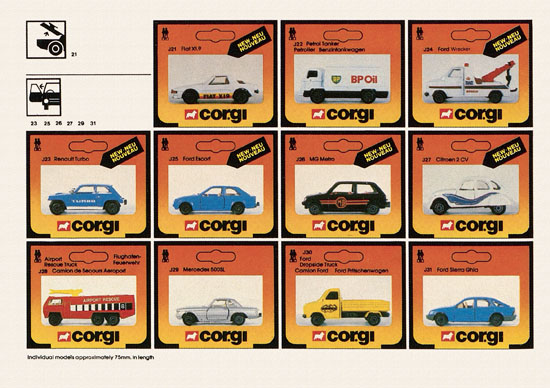 Corgi Toys catalog 1984