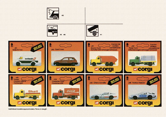 Corgi Toys catalog 1984