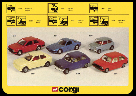 Corgi Toys catalog 1984