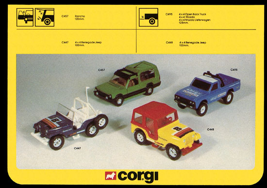 Corgi Toys catalog 1984