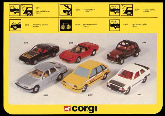 Corgi Toys catalog 1984