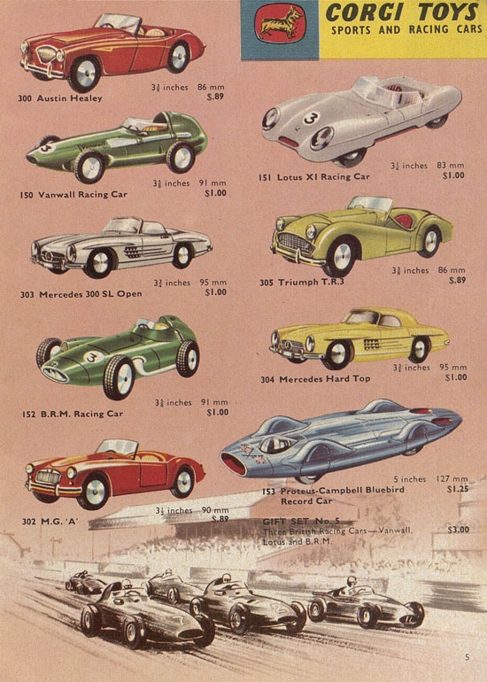 Corgi Toys catalogue 1960