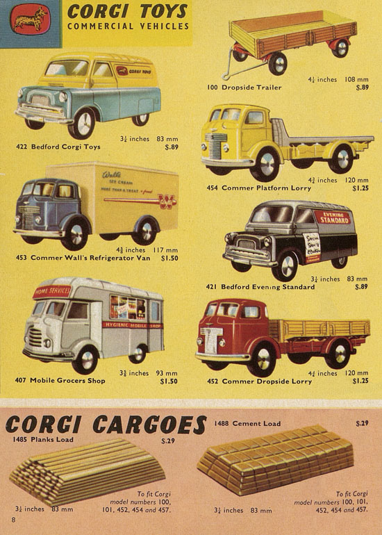 Corgi Toys catalogue 1960