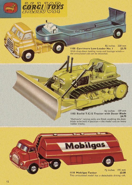 Corgi Toys catalogue 1960