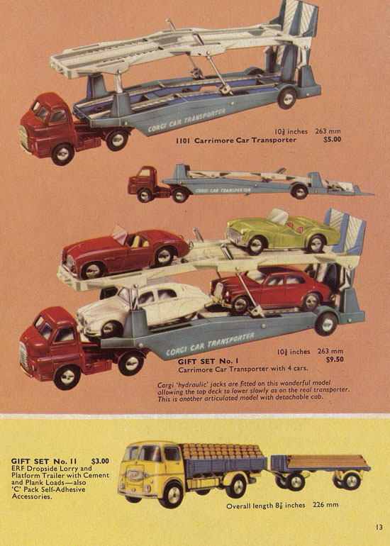 Corgi Toys catalogue 1960