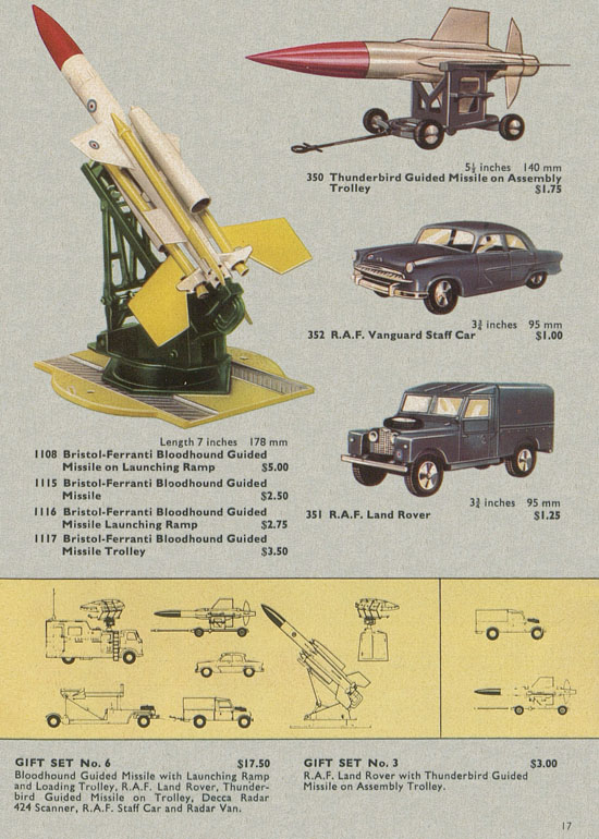 Corgi Toys catalogue 1960