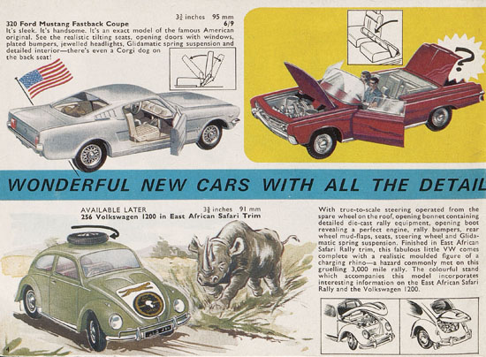 Corgi Toys catalogue 1966