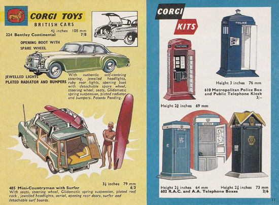 Corgi Toys catalogue 1966