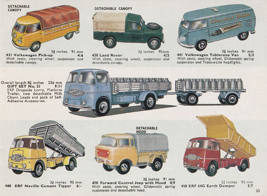 Corgi Toys catalogue 1966