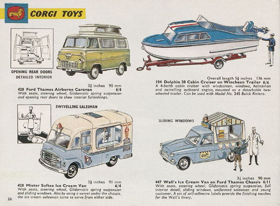 Corgi Toys catalogue 1966