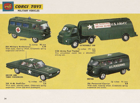 Corgi Toys catalogue 1966