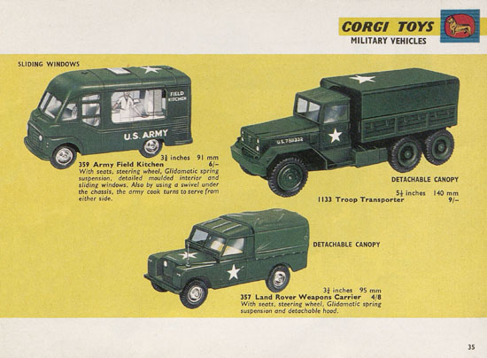 Corgi Toys catalogue 1966