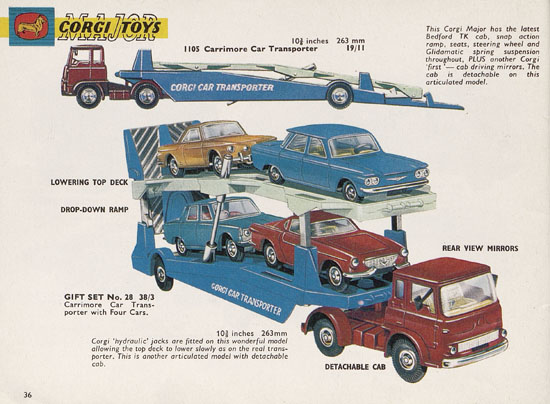 Corgi Toys catalogue 1966