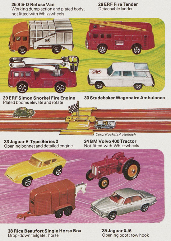 Corgi Juniors with Whizzwheels catalogue 1970