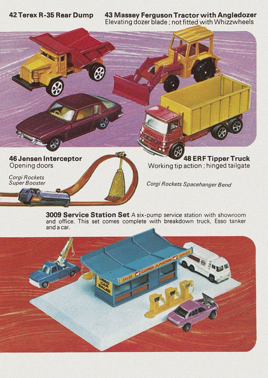 Corgi Juniors with Whizzwheels catalogue 1970