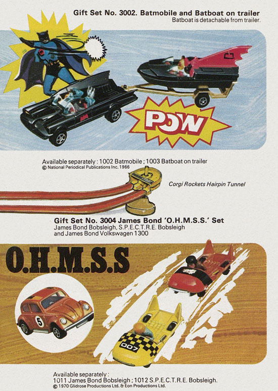 Corgi Juniors with Whizzwheels catalogue 1970