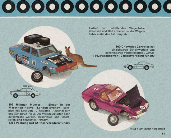 Corgi Toys Katalog 1970