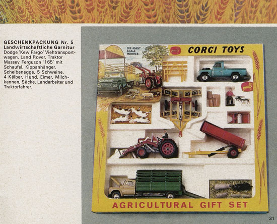 Corgi Toys Katalog 1970