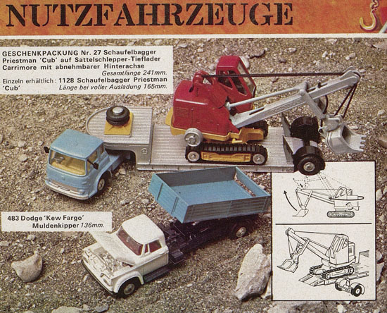 Corgi Toys Katalog 1970