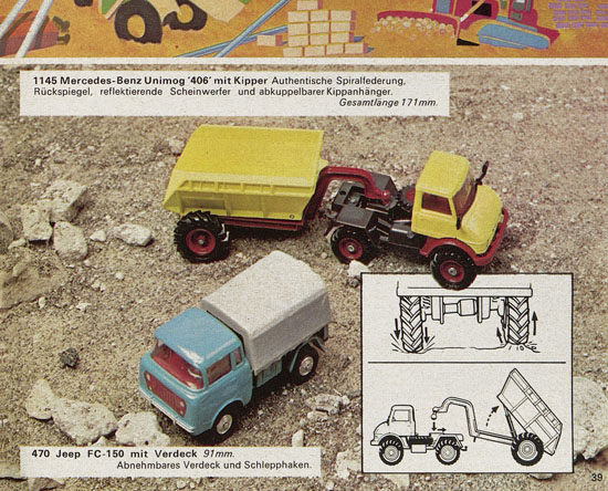 Corgi Toys Katalog 1970