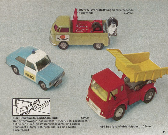 Corgi Toys Katalog 1970