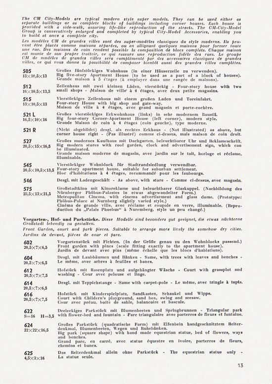 Creglinger Katalog 1954-1955