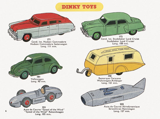 Dinky Toys Katalog 1956, Dinky Supertoys 1956