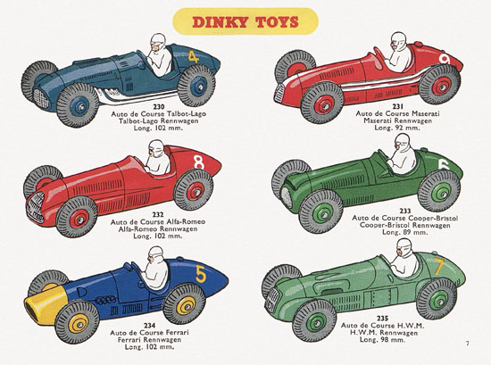 Dinky Toys Katalog 1956, Dinky Supertoys 1956