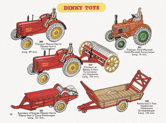 Dinky Toys Katalog 1956, Dinky Supertoys 1956