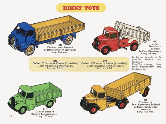 Dinky Toys Katalog 1956, Dinky Supertoys 1956