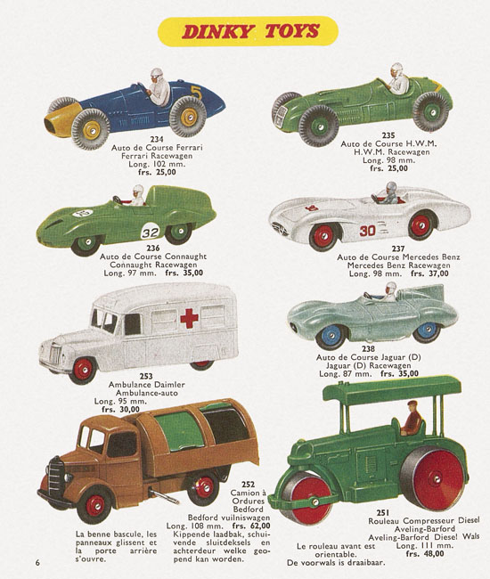 Dinky Toys Katalog 1957, Dinky Supertoys 1957