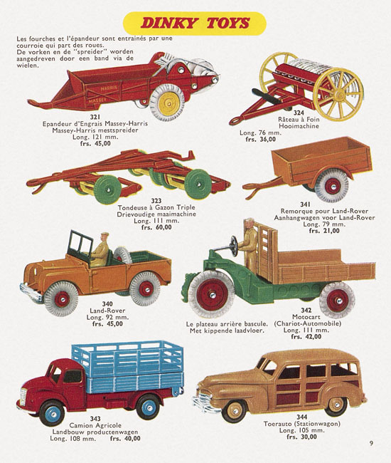 Dinky Toys Katalog 1957, Dinky Supertoys 1957