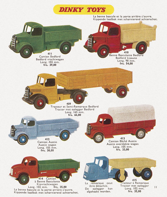 Dinky Toys Katalog 1957, Dinky Supertoys 1957