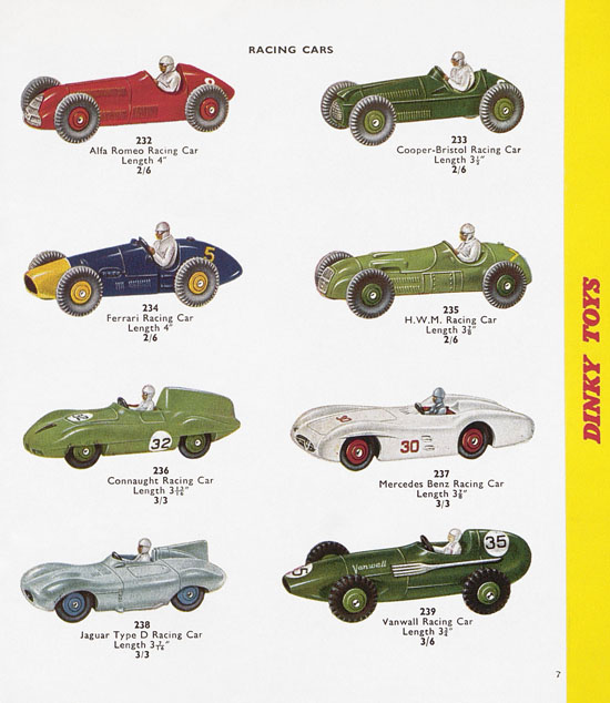 Dinky Toys Katalog 1958, Dinky Supertoys 1958