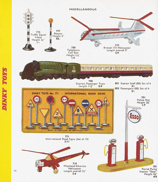 Dinky Toys Katalog 1958, Dinky Supertoys 1958