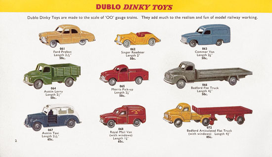 Dinky Toys Katalog 1959, Dinky Supertoys 1959