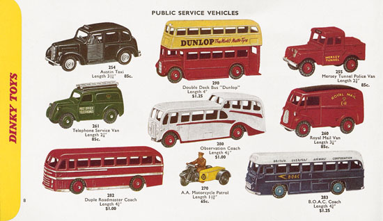 Dinky Toys Katalog 1959, Dinky Supertoys 1959