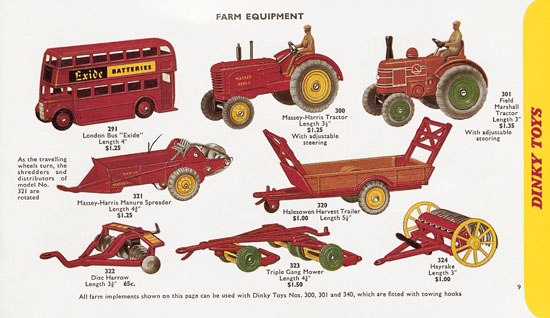 Dinky Toys Katalog 1959, Dinky Supertoys 1959