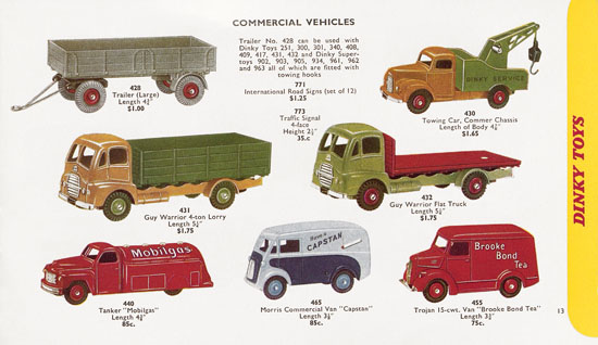 Dinky Toys Katalog 1959, Dinky Supertoys 1959