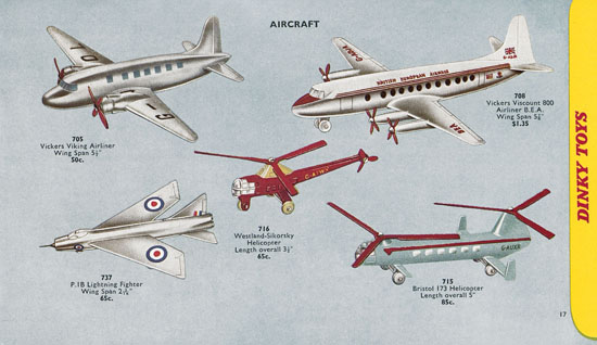 Dinky Toys Katalog 1959, Dinky Supertoys 1959