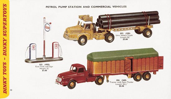 Dinky Toys Katalog 1959, Dinky Supertoys 1959