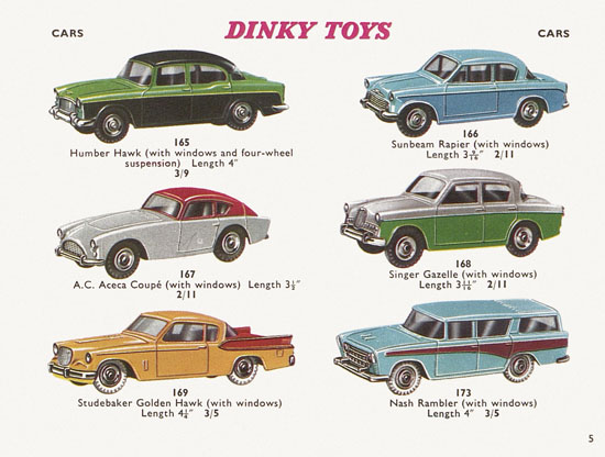 Dinky Toys Katalog 1960