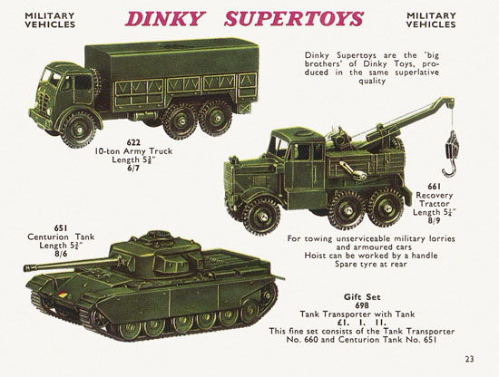 Dinky Toys Katalog 1960