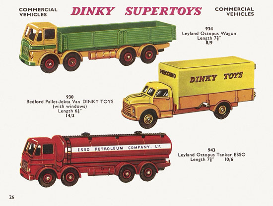 Dinky Toys Katalog 1960