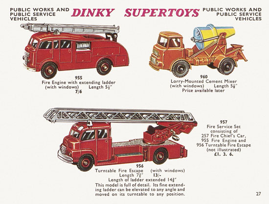 Dinky Toys Katalog 1960