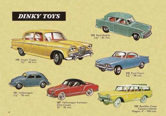 Dinky Toys Katalog 1963